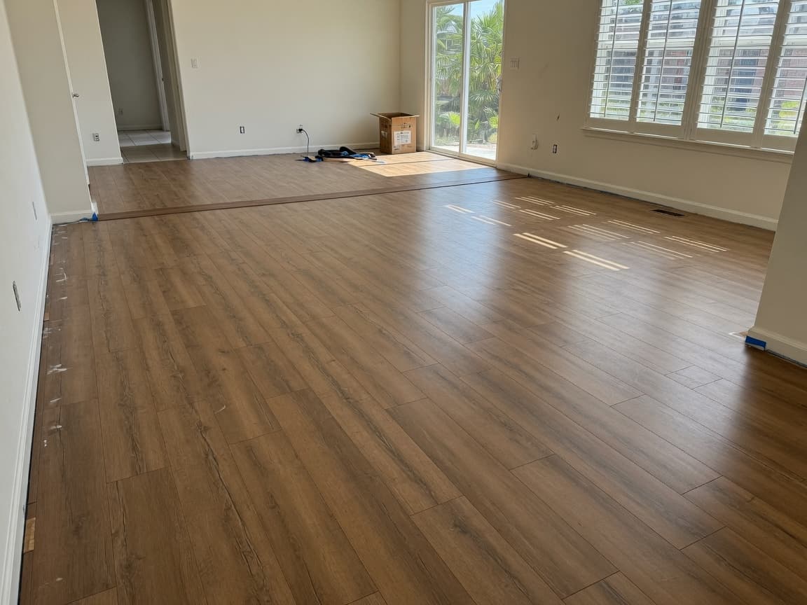 LVP flooring install in Sugar Land